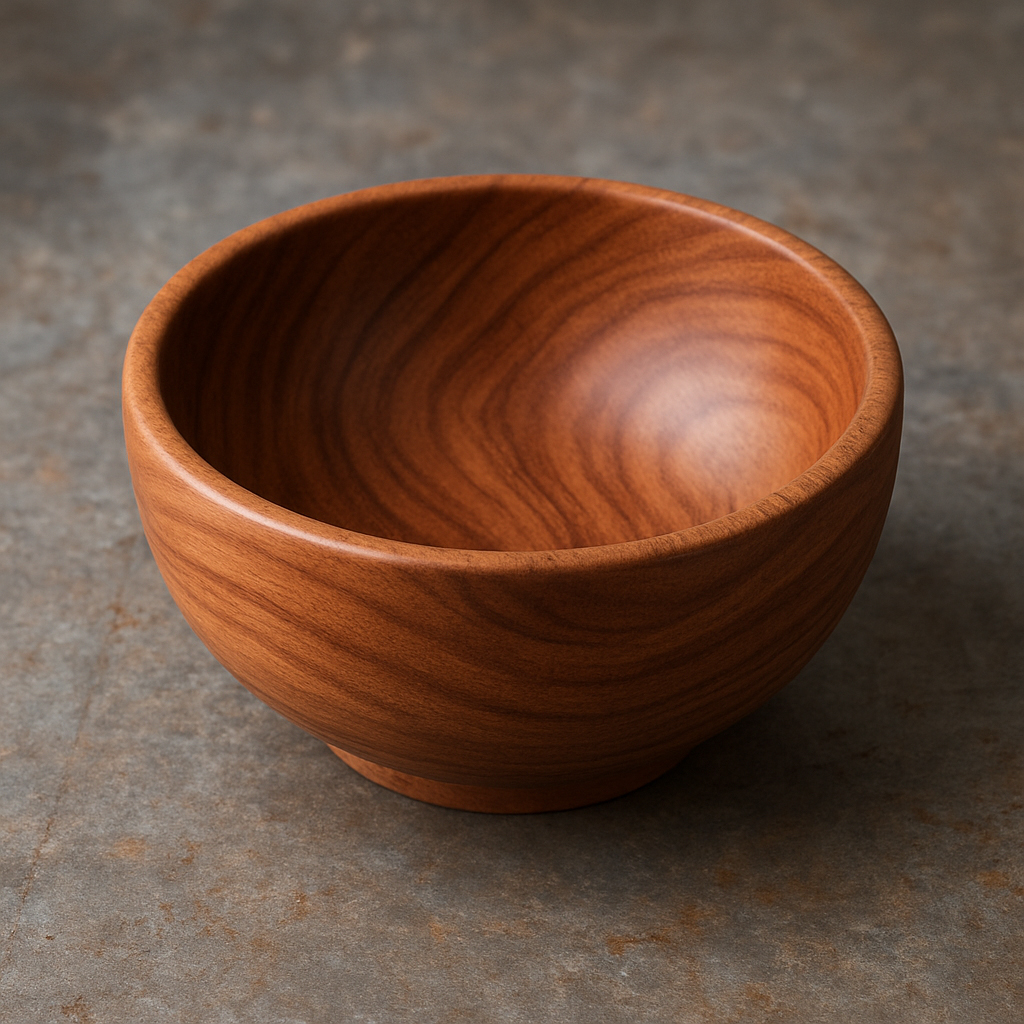 Hand-carved wooden bowl 2
