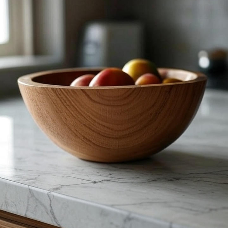 Hand-carved wooden bowl 3